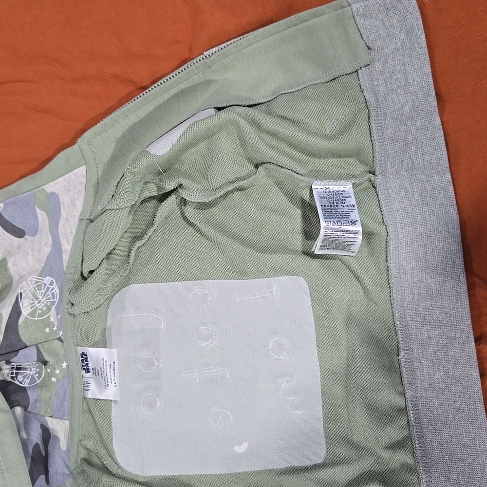 Star Wars x Baby Gap Yoda Zip Up Hoodie - Picture 6 of 14